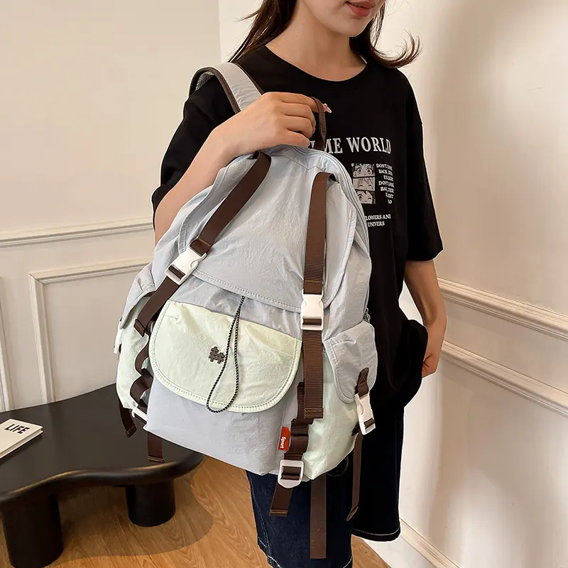 LEFTSIDE Women's Soft Big Cloth Backpacks 2025 New in Fashion Summer Backpack Girls School Book Bag Cute Travel Back Pack