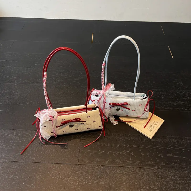 LFTSID Trendy Bow Shoulder Bag 2025 Y2K Summer  Underarm Bag Daily Square Bag Casual Ladies New in Vintage  Handbags and Purses