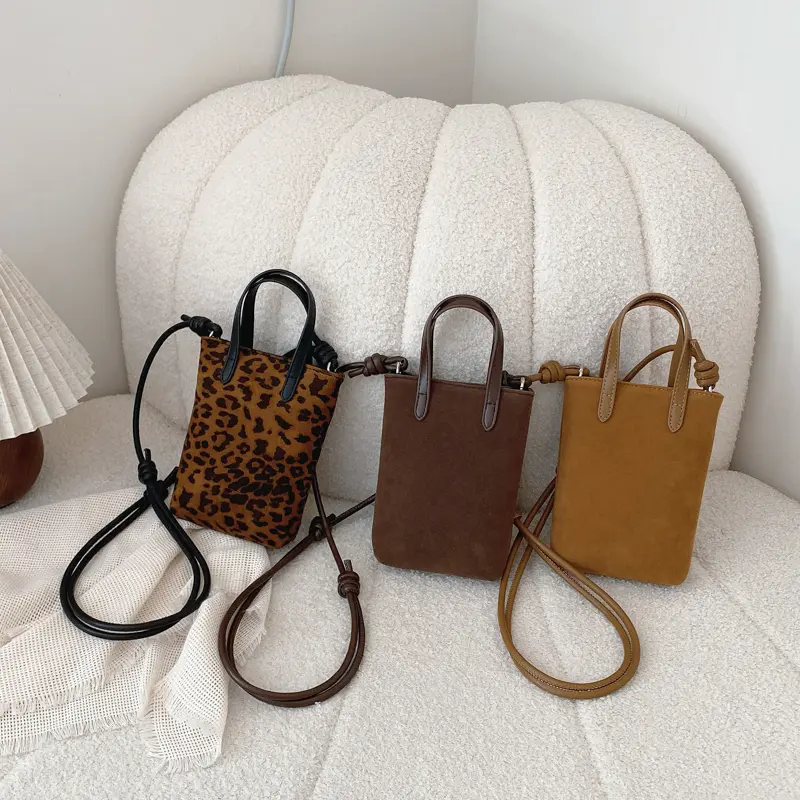 LEFTSIDE Design Mini PU Leather Crossbody Bag For Women 2024 Korean Fashion Design Female Retro Shoulder Bag Handbags And Purses