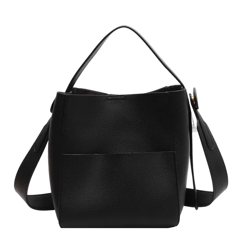 LEFTSIDE Bucket Shoulder Side Bags for Women 2025 Females Designers Trend Small Leather Crossbody Bag Handbags and Purses