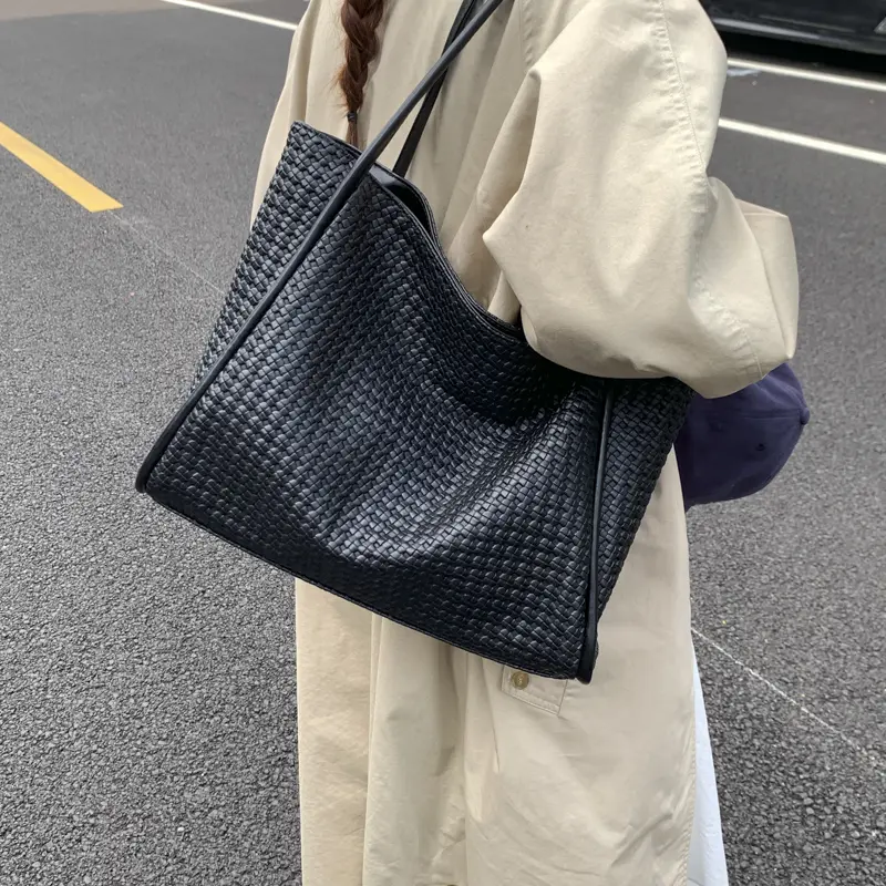 LEFTSIDE Short Handle High-capacity PU Leather Tote Bags for Women 2025 Ladies Shoulder Bag Females Retro Handbags and Purses
