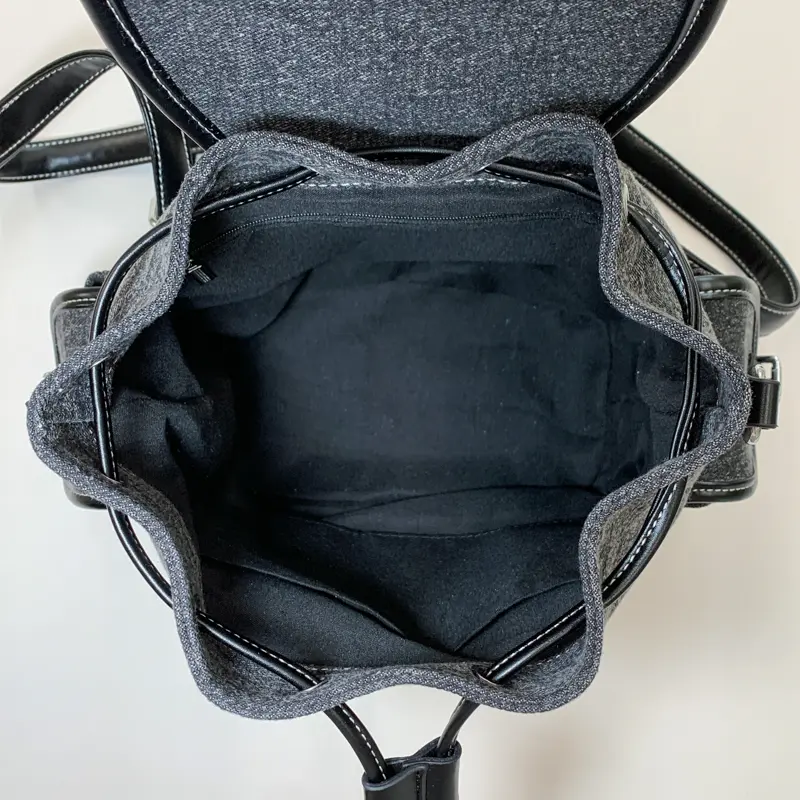 LEFTSIDE Women's Pu Leather Small Double Pockets Backpacks 2025 New Fashion Vintage Backpack Student School Bag Back Packs