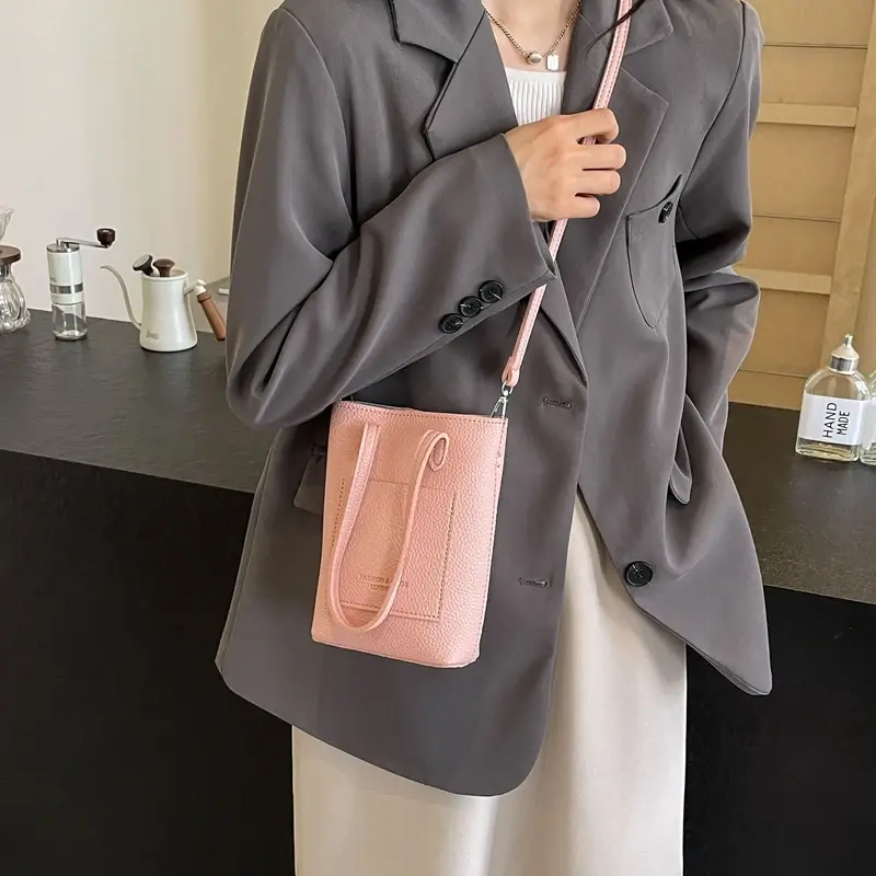 LEFTSIDE Design Mini PU Leather Shoulder Bag Lady Handbags and Purses Women 2024 Y2K Korean Fashion Solid Color Crossbody Bag