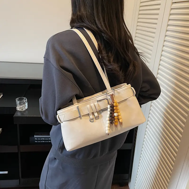 LEFTSIDE Women's Small PU Leather Shoulder Bag 2025 Winter New Fashion Retro Underarm Bag Luxury Brand Designer Handbags