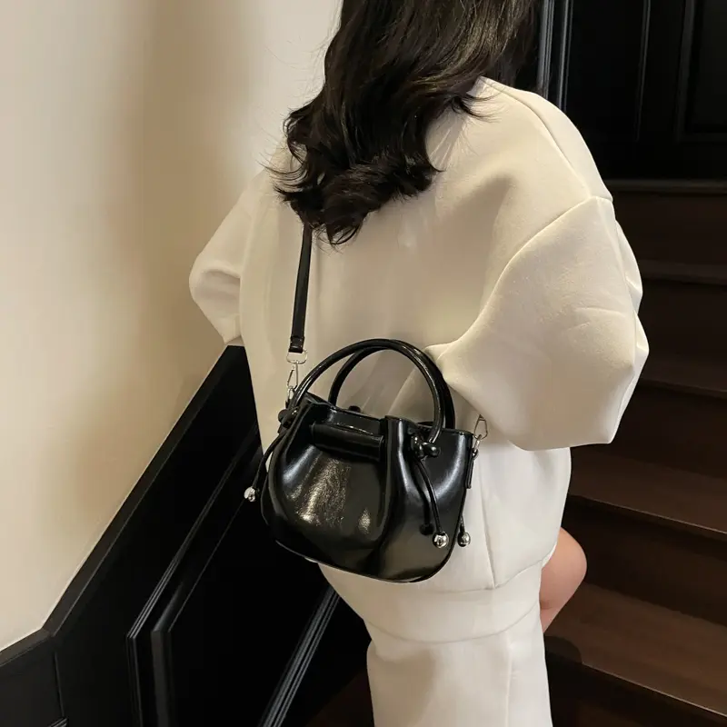 LEFTSIDE 2 Pcs/set Small PU Leather Crossbody Bags For Women 2025 Simple New Female Fashion Shoulder Bag Handbags And Purses
