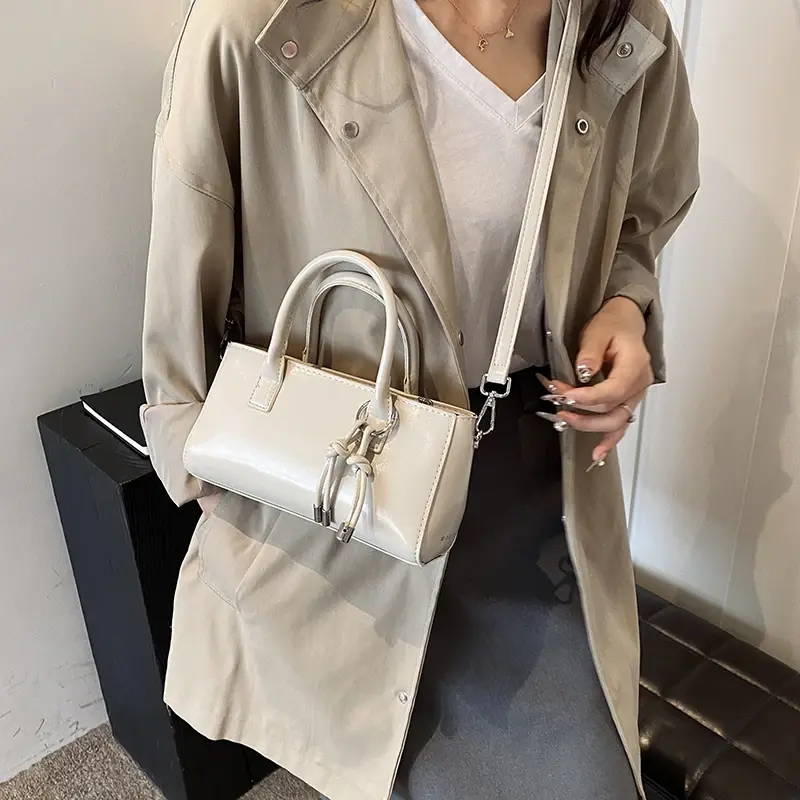 LEFTSIDE Small PU Leather Top-handle Bags for Women 2024 Winter Y2K New Fashion Shoulder Bag Handbags Females Luxury Tote Bag