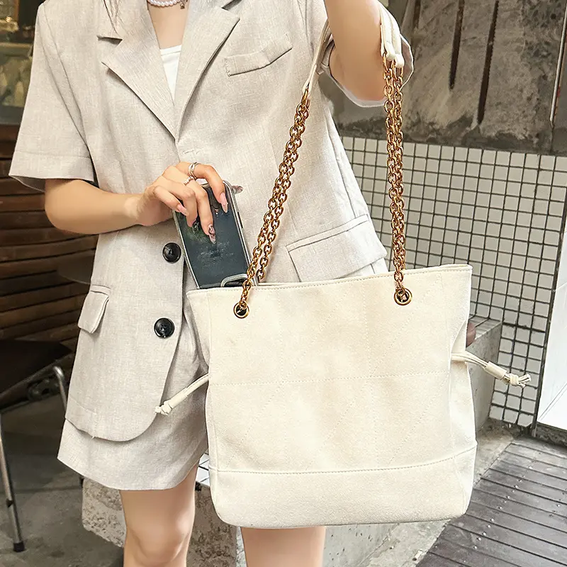 LEFTSIDE Luxury Small Faux Suede Tote Bag 2025 Winter Designer New Shoulder Bag Young Women's Underarm Bag Handbags and Purses