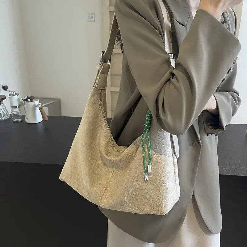 LEFTSIDE Pu Leather Hobo Bags Lady Winter Underarm Shoulder Bag for Women 2025 New Korean Fashion Trend Y2K Handbags and Purses