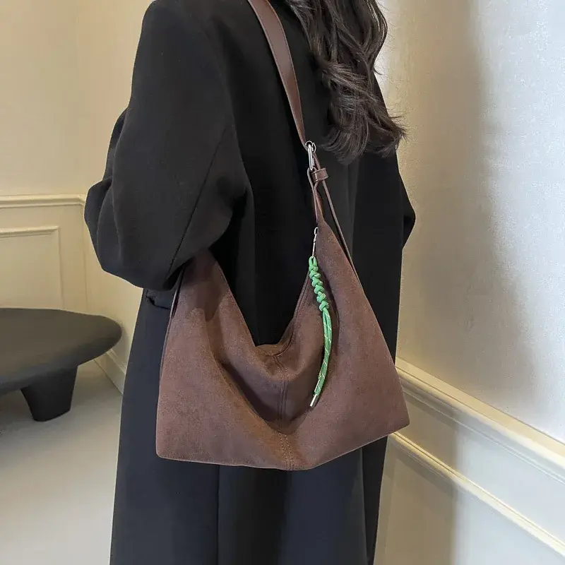LEFTSIDE Pu Leather Hobo Bags Lady Winter Underarm Shoulder Bag for Women 2025 New Korean Fashion Trend Y2K Handbags and Purses