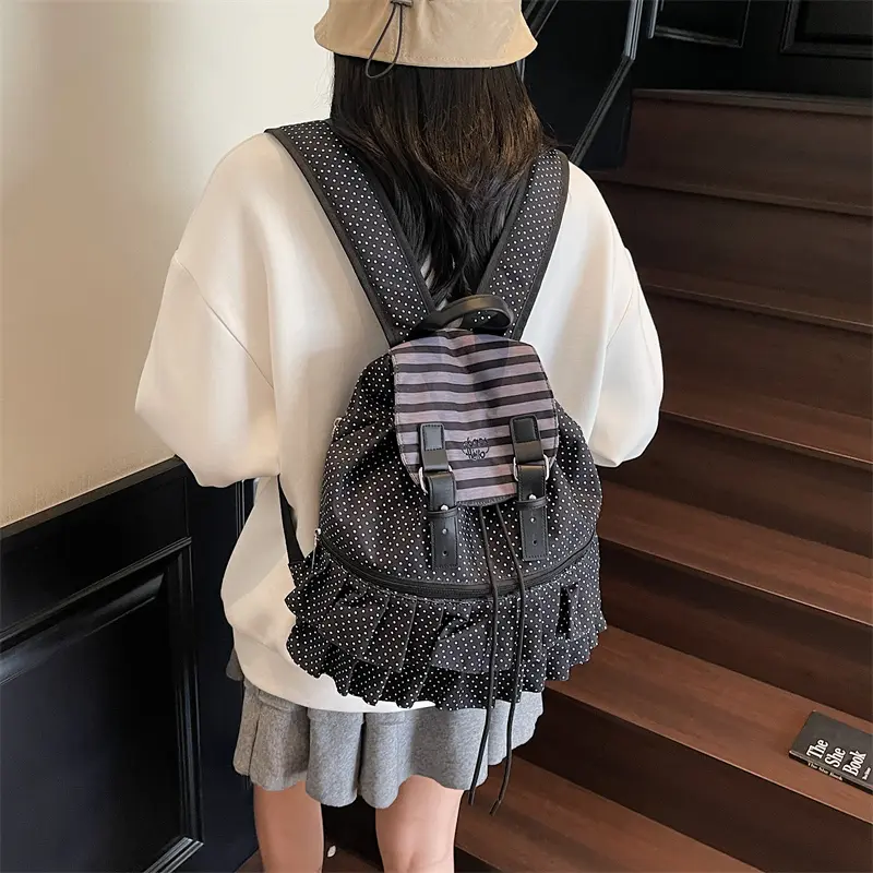 LEFTSIDE Women's Cloth Small Soft Backpacks 2025 Design New Backpack for Teens​​ Girls School Bag Travel Personality Back Packs