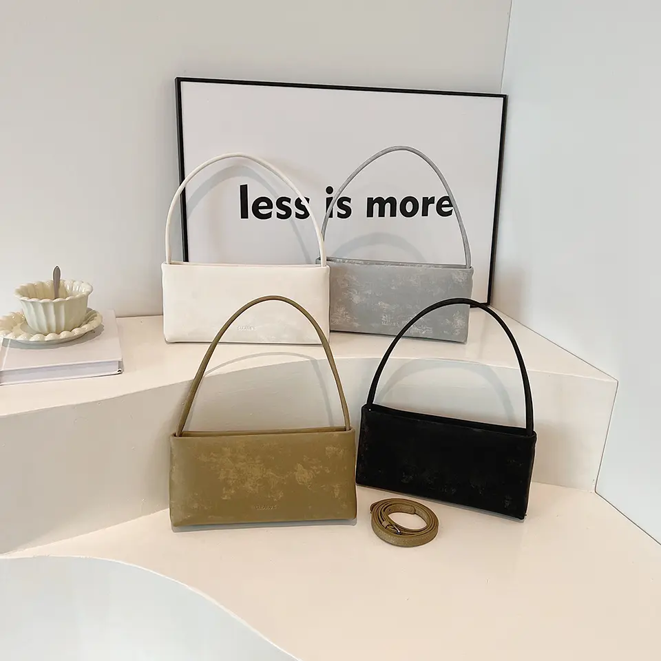 LEFTSIDE Women Small PU Leather Design Square Underarm Shoulder Bag 2025 New Trendy Crossbody Bag Female Handbags and Purses