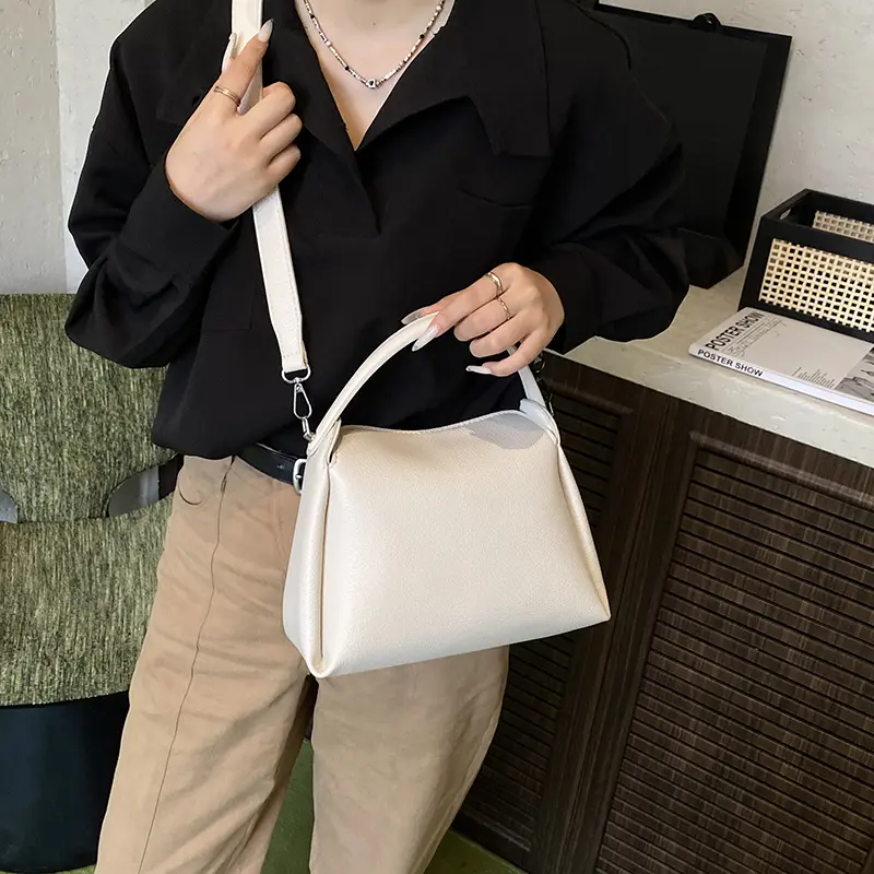 LEFTSIDE Small PU Leather Bucket Bag for Women Shoulder Bags 2025 Short Handle Crossbody Bag Lady Luxury Handbags and Purses