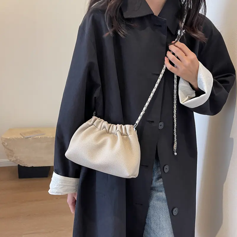 LEFTSIDE Small PU Leather Design Crossbody Bags For Women 2025 New Fashion Y2k Brand Female Handbags And Purses