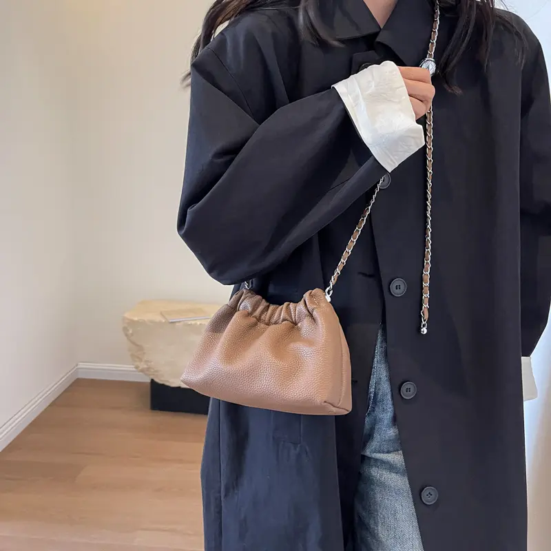 LEFTSIDE Small PU Leather Design Crossbody Bags For Women 2025 New Fashion Y2k Brand Female Handbags And Purses