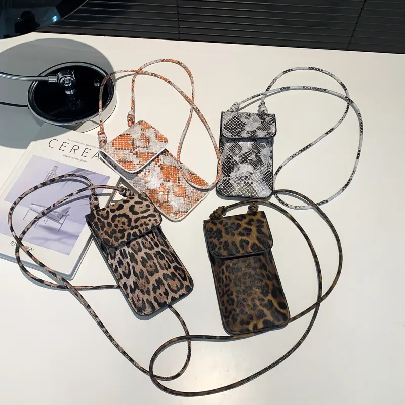 LEFTSIDE Mini Leopard PU Leather Crossbody Bags For Women 2025 Y2K Trend Females Korean Fashion Lady Shoulder Bag Lady Handbags