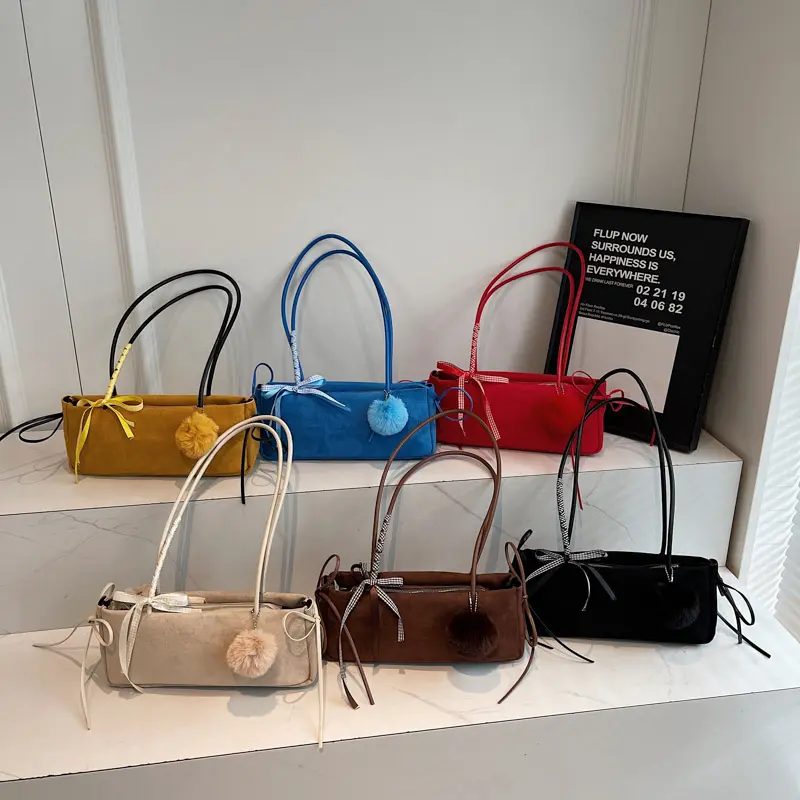 LEFTSIDE Women Small PU Leather Tote Bag 2025 Winter New Retro Style Underarm Shoulder Bag Luxury Designer Handbags and Purses