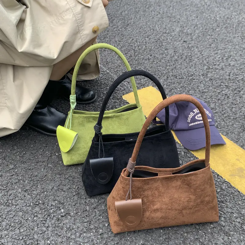 LEFTSIDE Women Small PU Leather Armpit Bag 2025 Winter Retro Brand Underarm Shoulder Bag Luxury Designer Handbags and Purses