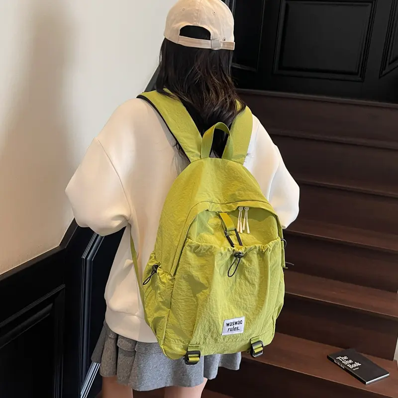 LEFTSIDE Women's Cloth Big Soft Backpacks 2025 Summer Design Backpack for Teens​​ Girls School Bag Simple Travel Back Pack