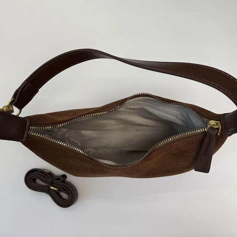 LEFTSIDE Small PU Leather Crossbody Bags for Women 2025 Luxury Brand Designer Underarm Bag Females Luxury Handbags and Purses