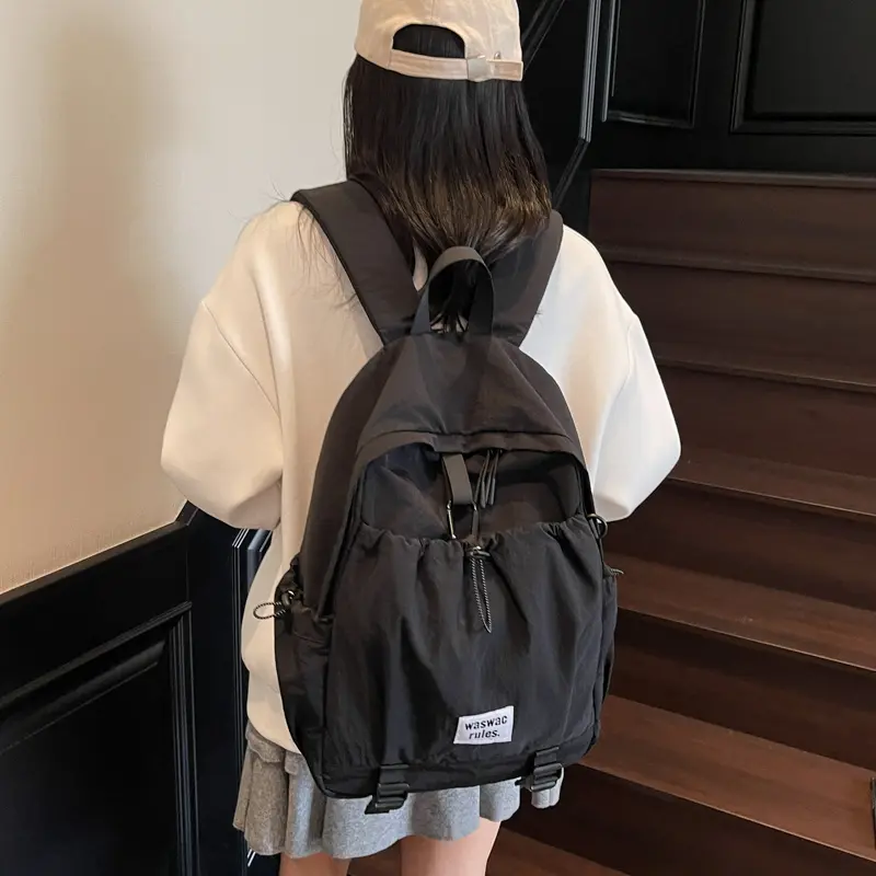 LEFTSIDE Women's Cloth Big Soft Backpacks 2025 Summer Design Backpack for Teens​​ Girls School Bag Simple Travel Back Pack