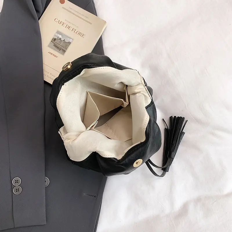LEFTSIDE Women Small PU Leather Tote Bag 2025 Winter Retro Trend Short Handle Shoulder Bag Luxury Designer Handbags and Purses