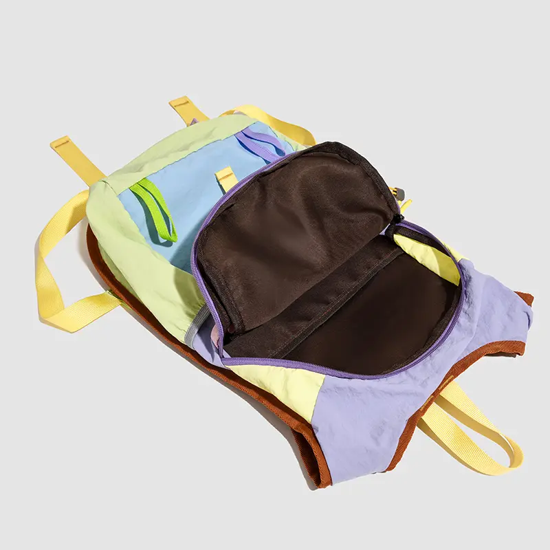 LEFTSIDE Women Nylon Backpacks 2025 New Fashion Summer Tie Backpack for Teens​​ Girls High-capacity School Bag Travel Back Pack