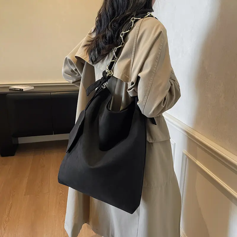 LEFTSIDE Women High Capacity PU Leather Tote Bag 2025 Winter Trend Short Handle Shoulder Bag Luxury Designer Handbags and Purses