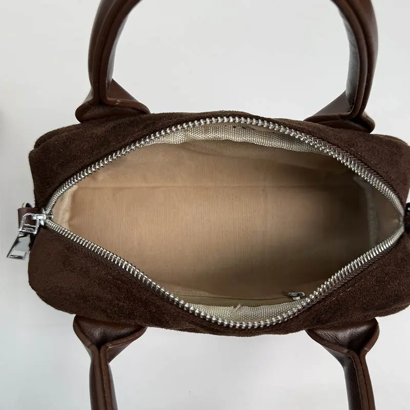 LEFTSIDE Women PU Leather Shoulder Bag 2025 Winter Fashion Retro New Short Handle Crossbody Bag Luxury Designer Handbags