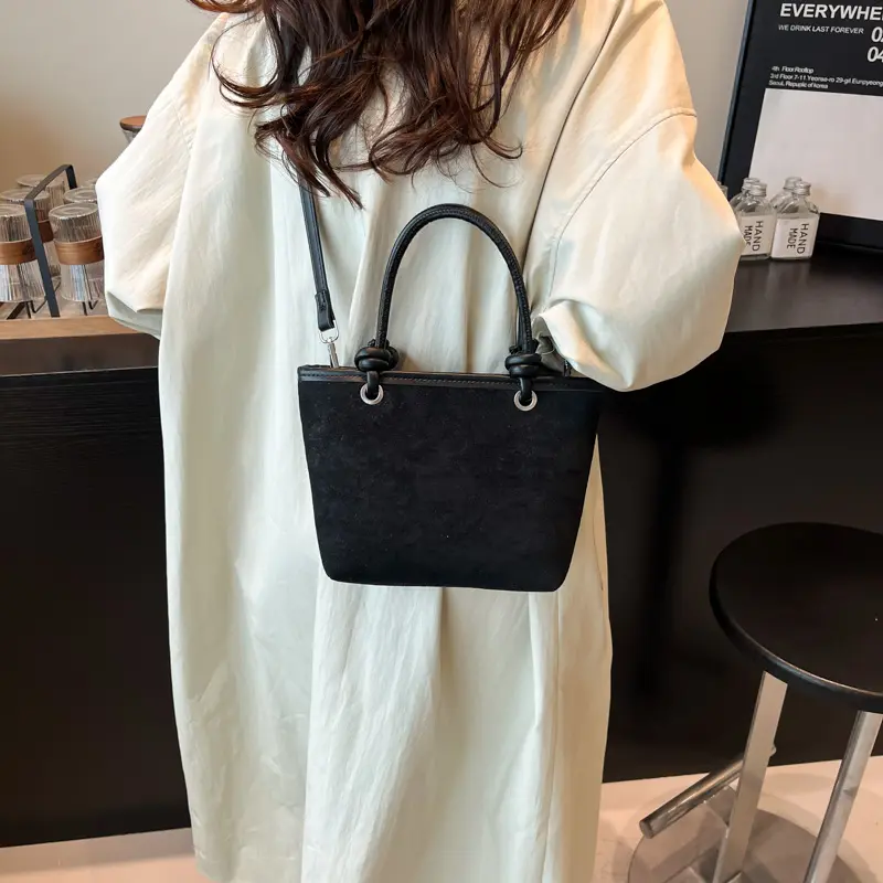LEFTSIDE Design Faux Suede Leopard Shoulder Bags for Women 2025 New Winter Crossbody Bag Females ​Luxury Handbags and Purses