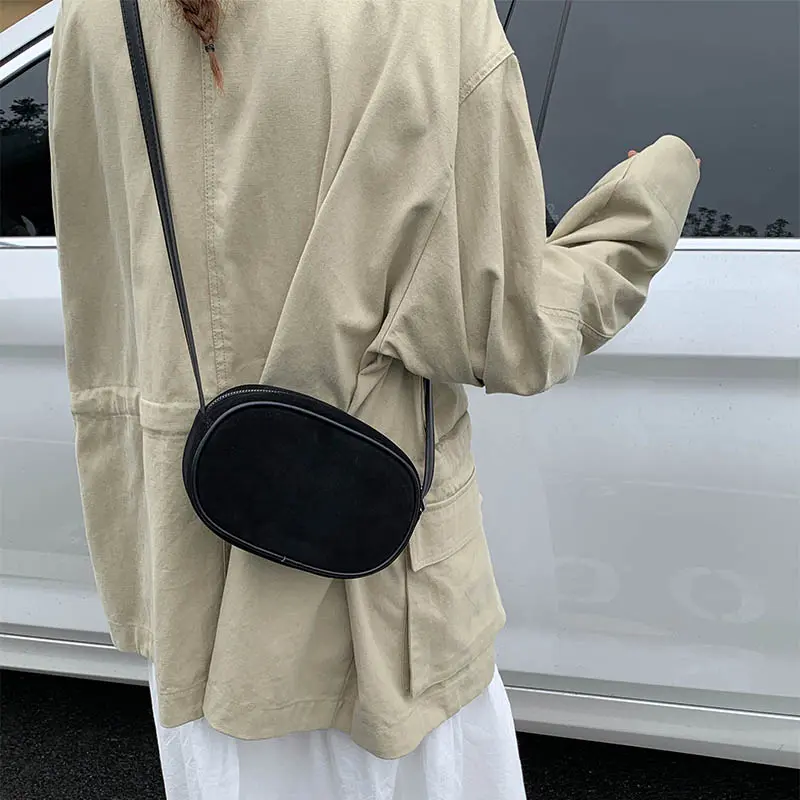 LEFTSIDE Mini PU Leather Shoulder Bags for Women 2025 Korean Fashion Winter Crossbody Bag Lady Simple Handbags and Purses