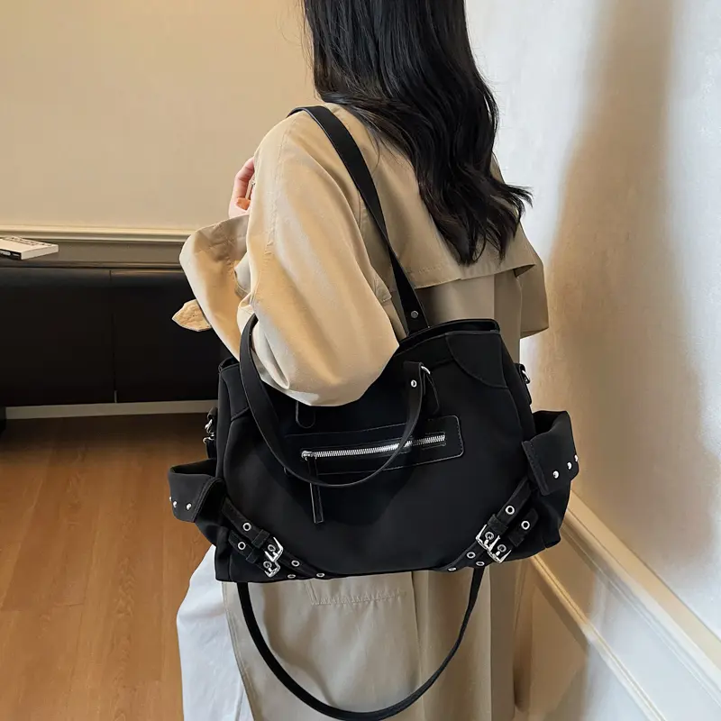 LEFTSIDE Women PU Leather Shoulder Bag 2025 Winter Fashion Retro New Short Handle Tote Bag Luxury Designer Handbags and Purses