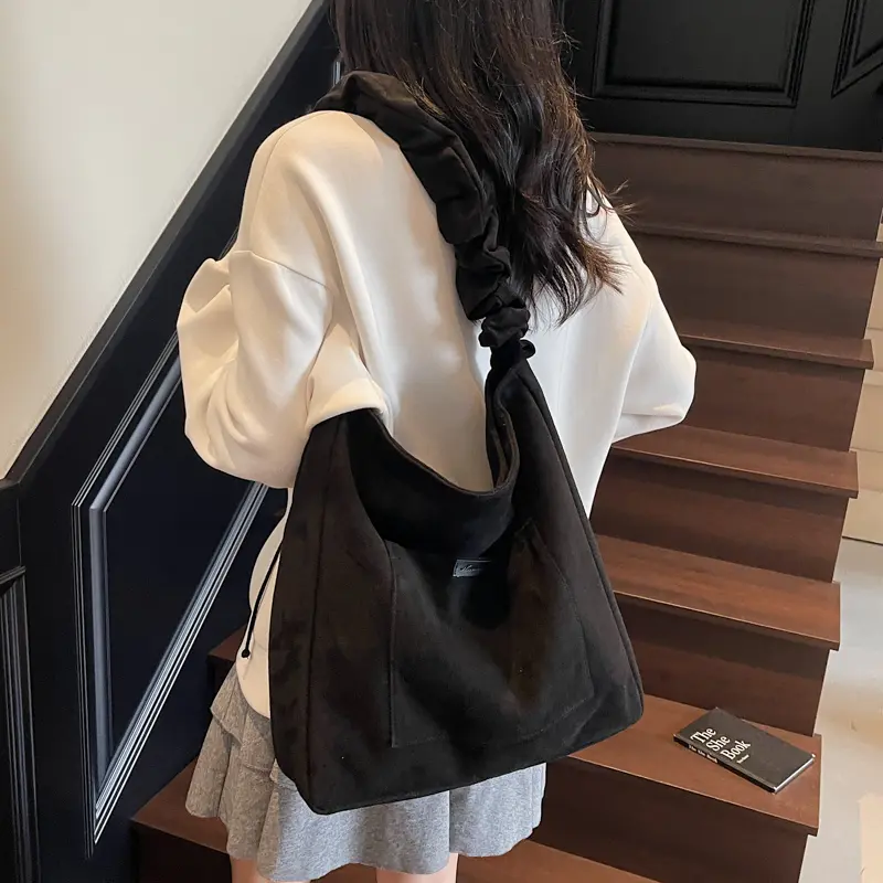 LEFTSIDE Design PU Leather Shoulder Bags for Women 2025 Winter Crossbody Bag Females Retro New ​Luxury Handbags and Purses