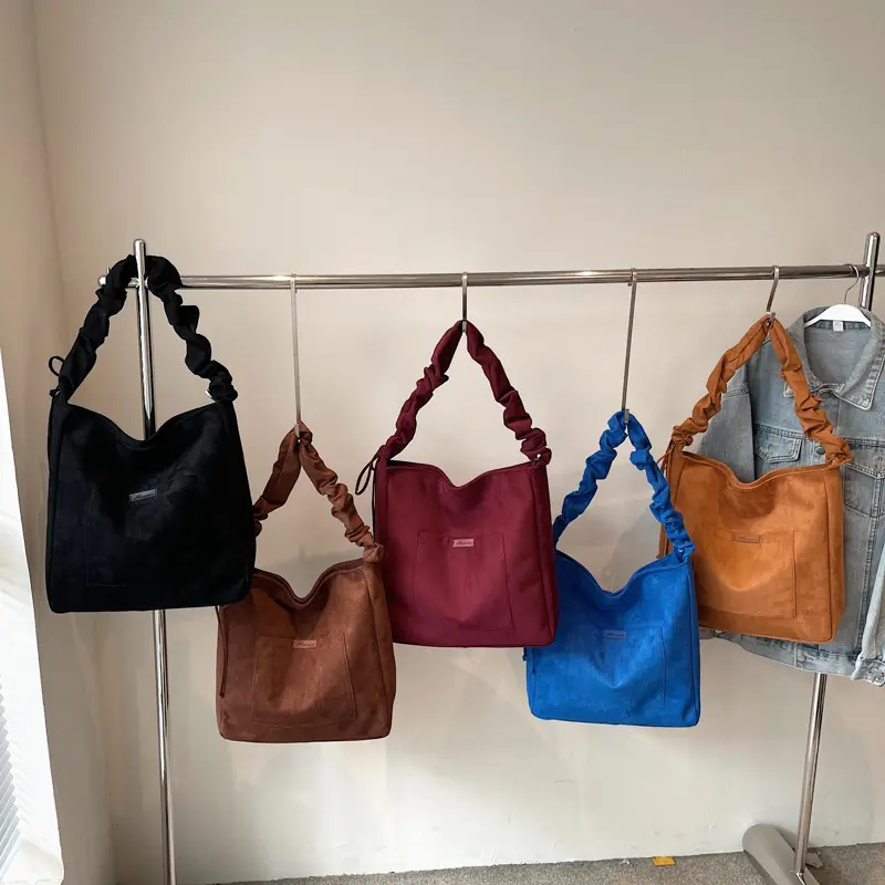 LEFTSIDE Design PU Leather Shoulder Bags for Women 2025 Winter Crossbody Bag Females Retro New ​Luxury Handbags and Purses