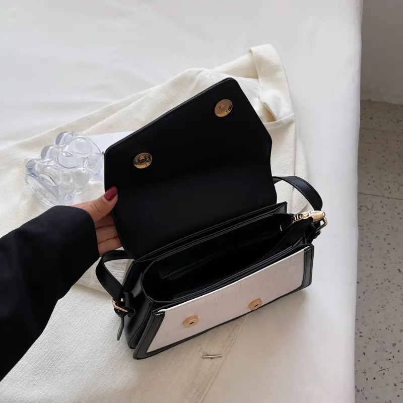 LEFTSIDE Cute Small Stone Pattern Flap Crossbody Bags for Women 2025 New Trend Retro Fashion Shoulder Bag Handbags and Purses