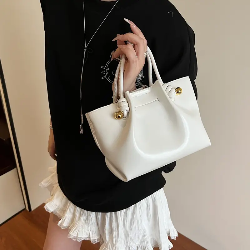 LEFTSIDE PU Leather Small Crossbody Bags Lady Shoulder Bag for Women 2025 New Trend Short Handle Tote Handbags and Purses