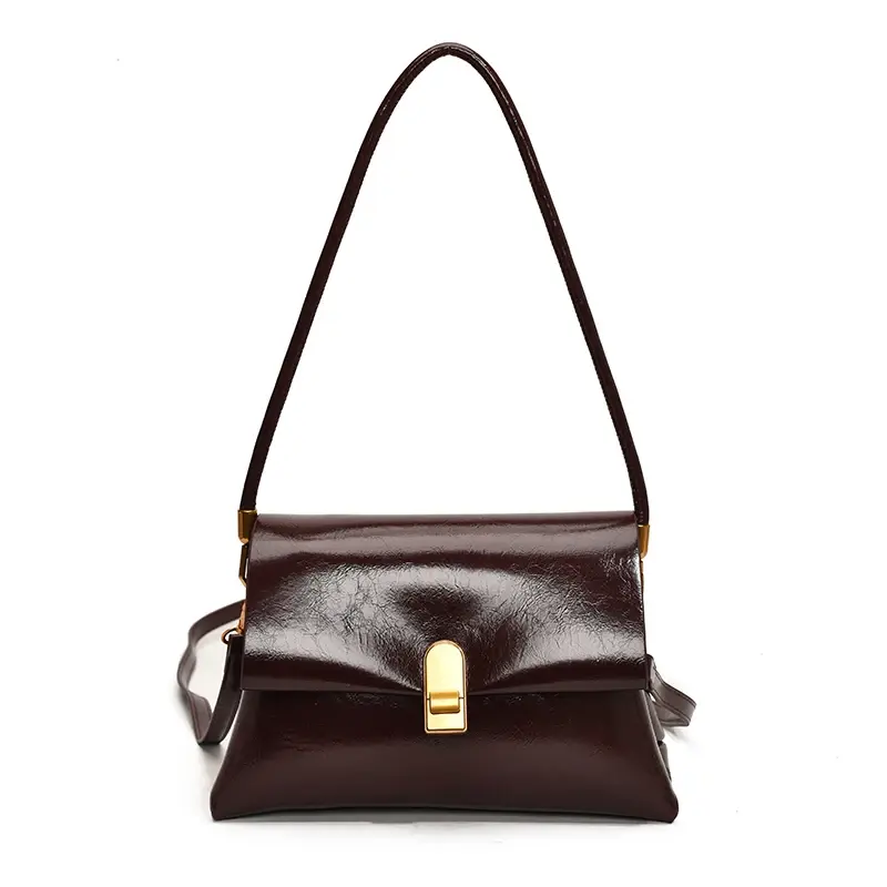 LEFTSIDE 2024 New Y2K Retro Design Small PU Leather Flap Bag Women Fashion Handbags and Purses Shoulder Bag Y2K Crossbody Bag