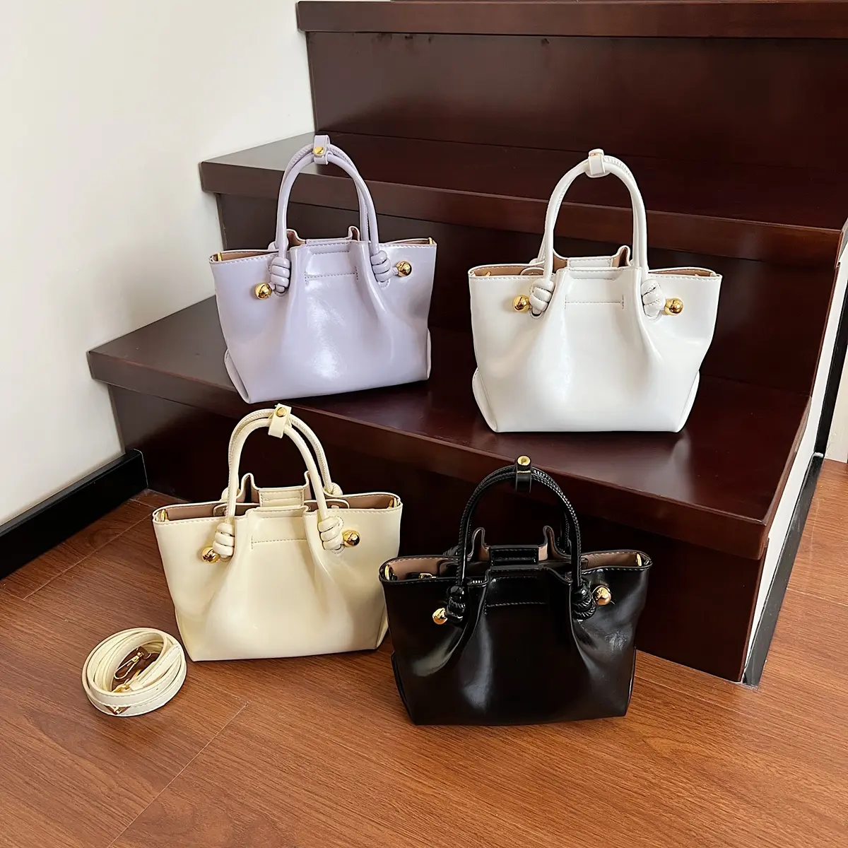 LEFTSIDE PU Leather Small Crossbody Bags Lady Shoulder Bag for Women 2025 New Trend Short Handle Tote Handbags and Purses