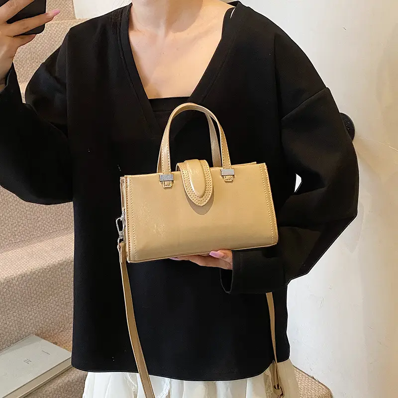 LEFTSIDE PU Leather Small Crossbody Bags Lady Shoulder Bag for Women 2025 New Trend Fashion Short Handle Handbags and Purses