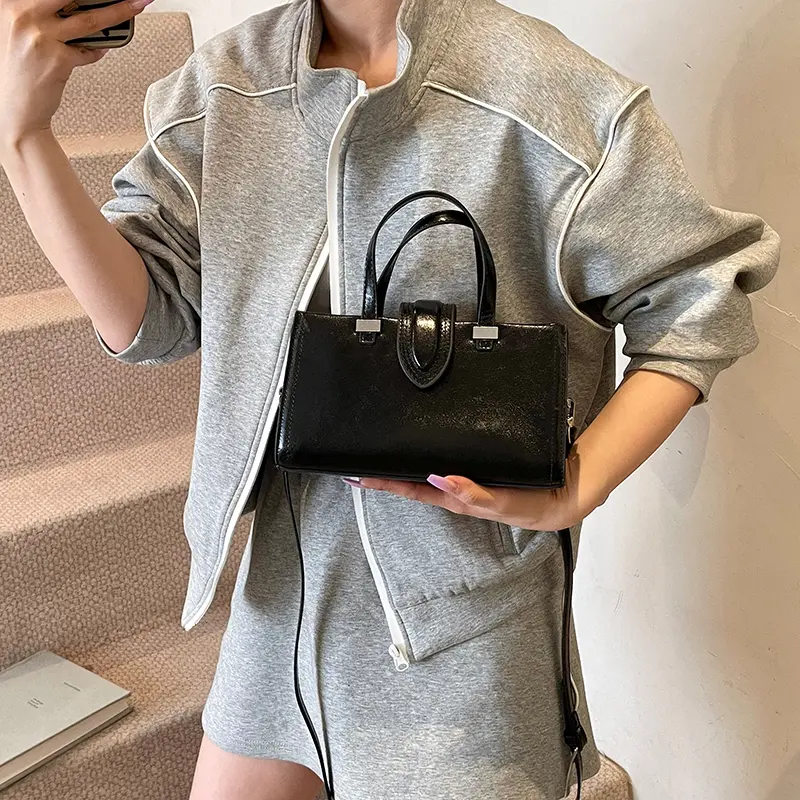 LEFTSIDE PU Leather Small Crossbody Bags Lady Shoulder Bag for Women 2025 New Trend Fashion Short Handle Handbags and Purses