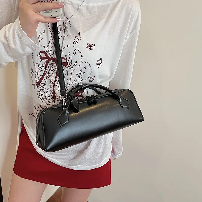 LEFTSIDE Small Short Handle Shoulder Bags for Women 2025 New in Trend Females PU Leather Handbags And Purses Crossbody Bag