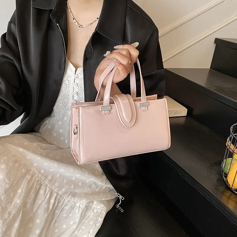 LEFTSIDE PU Leather Small Crossbody Bags Lady Shoulder Bag for Women 2025 New Trend Fashion Short Handle Handbags and Purses