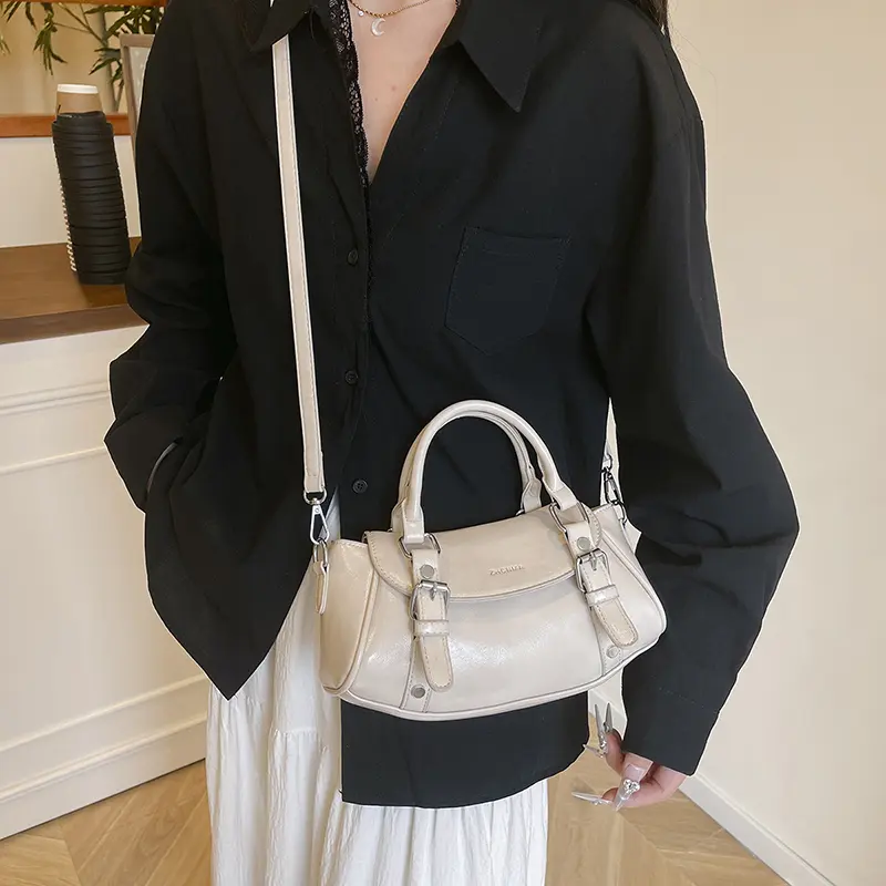 LEFTSIDE PU Leather Short Handle Underarm Bags for Women 2025 Summer Y2K New Trends Luxury Fashion Shoulder Bag Handbags