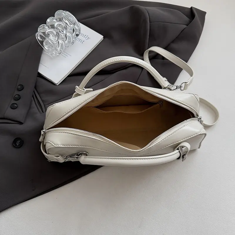 LEFTSIDE Small Short Handle Shoulder Bags for Women 2025 New in Trend Females PU Leather Handbags And Purses Crossbody Bag