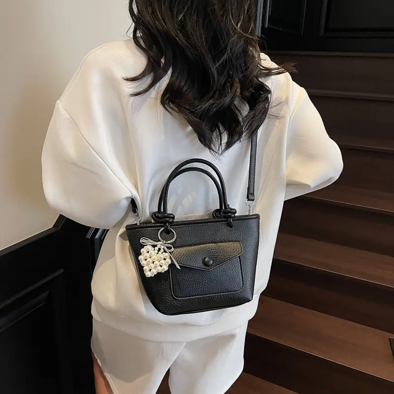 LEFTSIDE PU Leather Small Crossbody Bags Lady Shoulder Bag for Women 2025 Fashion Simple Short Handle Retro Handbags and Purses