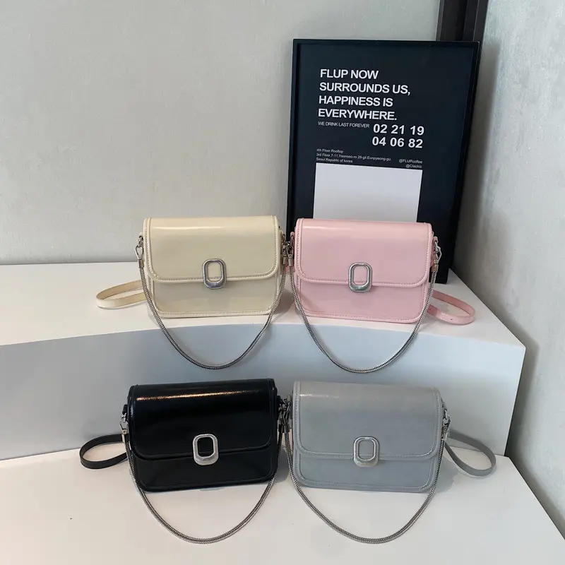 LEFTSIDE Fashion square Shoulder Bags for Women Flap Crossbody Bag 2025 New Luxury Designer Solid Color Handbags and Purses