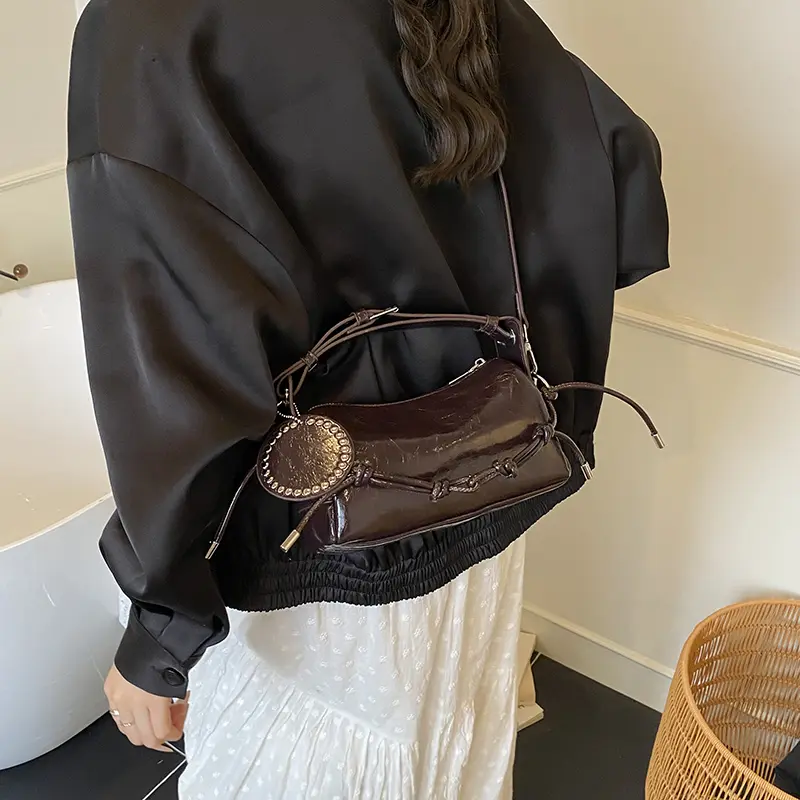 LEFTSIDE Short Handle Bags for Women 2025 Summer New Y2K Trend Ladies Crossbody Shoulder Bag Females Handbags and Purses