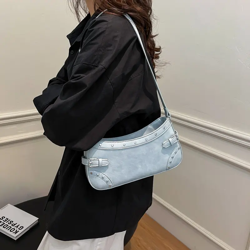LEFTSIDE Small Shoulder Bags for Women 2025 Korean Fashion New Trend Females PU Leather Crossbody Bag Y2K Handbags and Purses