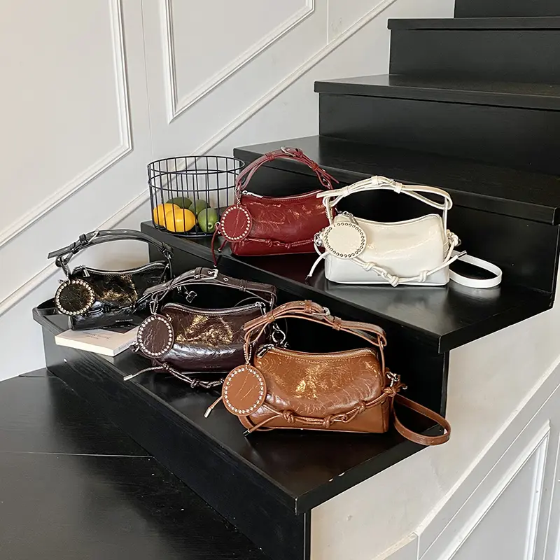 LEFTSIDE Short Handle Bags for Women 2025 Summer New Y2K Trend Ladies Crossbody Shoulder Bag Females Handbags and Purses