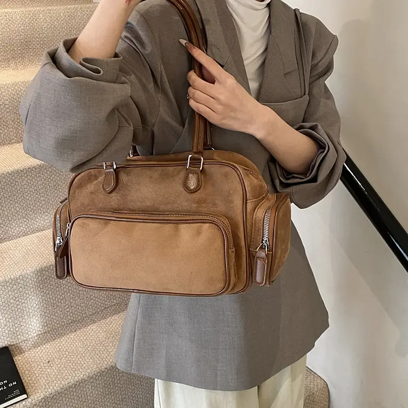 LEFTSIDE Small PU Leather Shoulder Bags for Women 2024 Y2K New Luxury Fashion Designer Trend Female Tote Bag Lady Handbags