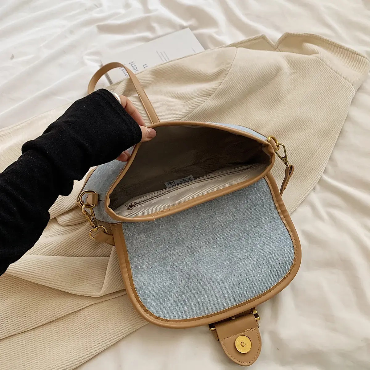 LEFTSIDE Belt Design Retro Pu Leather Crossbody Bags for Women 2025 Y2K Trend Fashion Underarm Shoulder Bag Silver Handbags